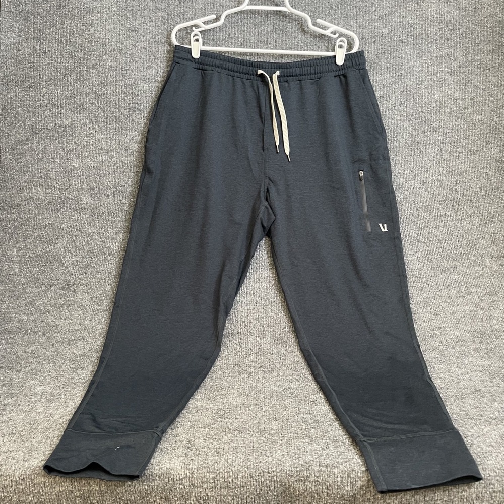 Vuori Sunday Performance Joggers Mens XL Blue Zip Pocket V416